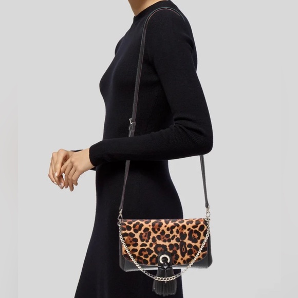 EUC Kate Spade Calf Hair/Suede Greer Sequoia Avenue Leopard Print Crossbody - Picture 3 of 12